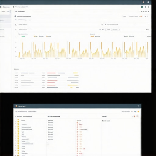High-tech auto diagnostic interface Modern vehicle diagnostic software displaying data analysis