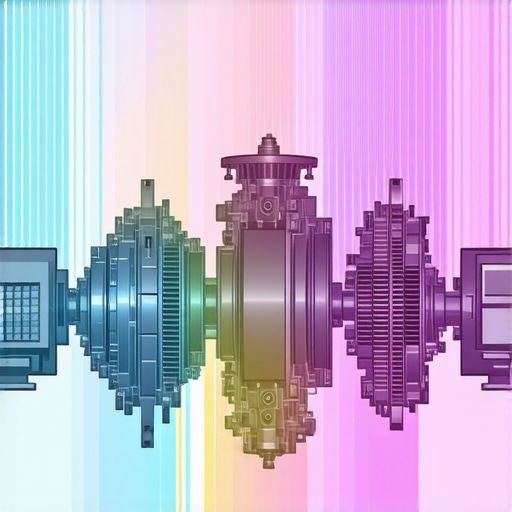 Sensor-Equipped Transmission System for Predictive Diagnostics Detailed illustration of a vehicle transmission with embedded sensors monitoring temperature, vibration, and pressure for predictive maintenance.