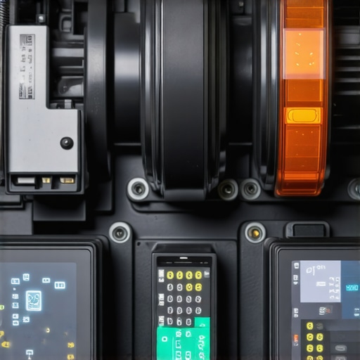 Advanced Transmission Control Module with Sensors Close-up of modern transmission control module with digital sensors and wiring