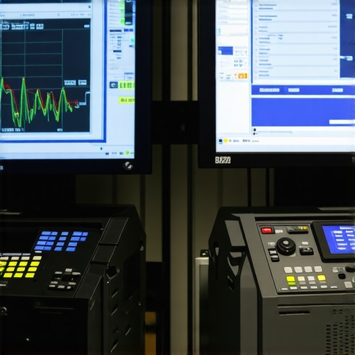 Advanced Transmission Diagnostics Equipment Modern automotive diagnostic tools analyzing transmission systems