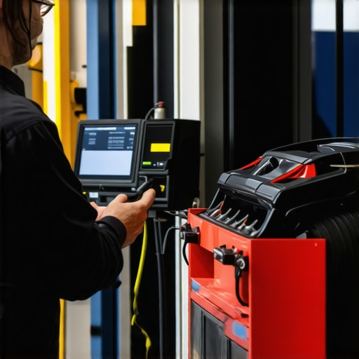 Advanced vehicle diagnostics technology featuring AI and IoT sensors in auto repair