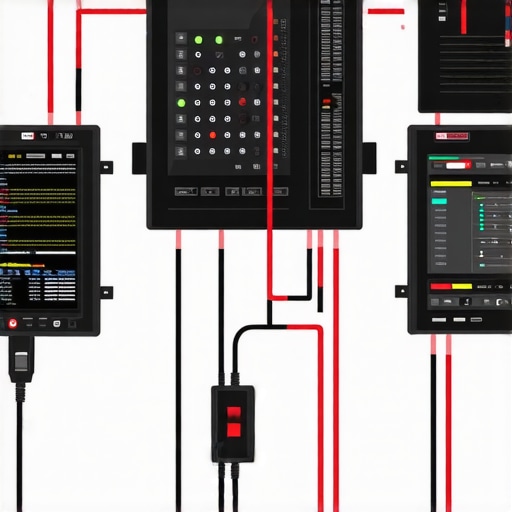 High-tech transmission diagnostic equipment analyzing live vehicle data