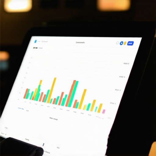 Technician using sophisticated diagnostic tools on a vehicle transmission