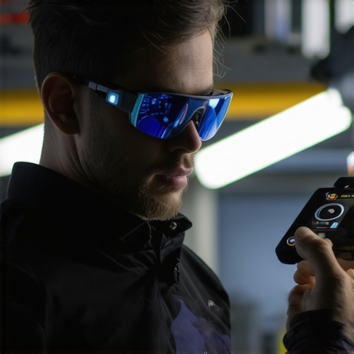 Technician guiding transmission module replacement with augmented reality