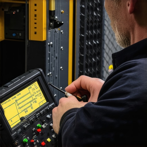 Advanced Signal Analysis in Transmission Diagnostics Technician using oscilloscope to diagnose transmission solenoid signals