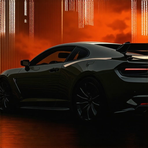 AI-Driven Sensor Calibration in Auto Repair Technician calibrating vehicle sensors with AI tools