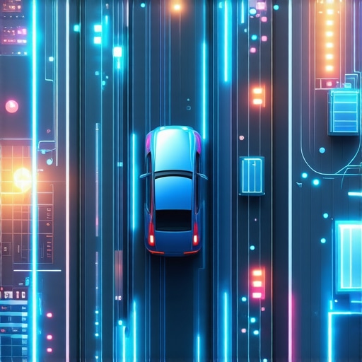 AI-Driven Vehicle Diagnostics in 2026 Futuristic vehicle diagnostic system analyzing sensor data with AI