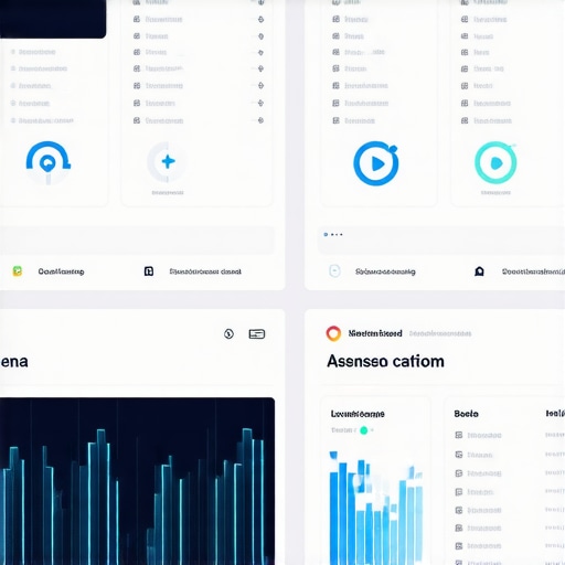 High-Tech Car Diagnostic Screen Dashboard displaying real-time sensor data and diagnostic readings in a modern vehicle