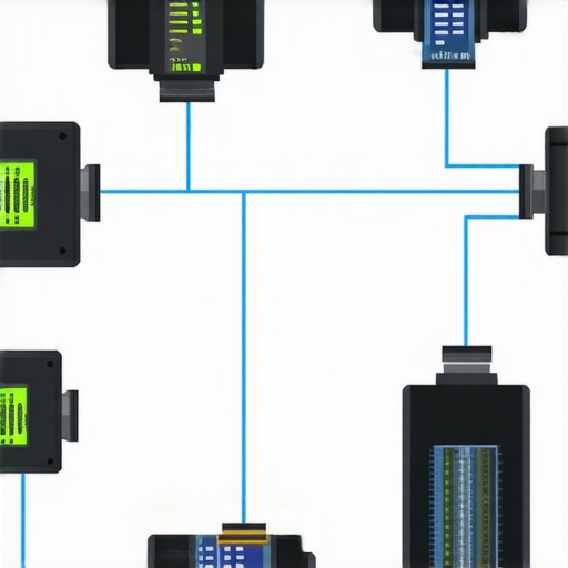Diagram showing sensor signals and data logging equipment in hybrid transmission diagnostics.