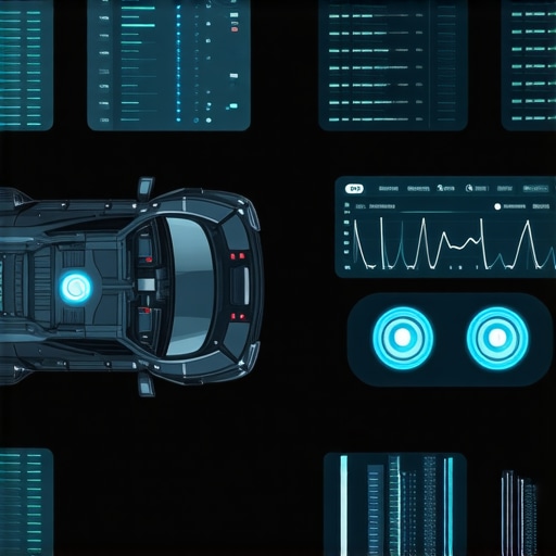 Advanced automotive transmission diagnostic system utilizing AI and sensors for predictive maintenance.