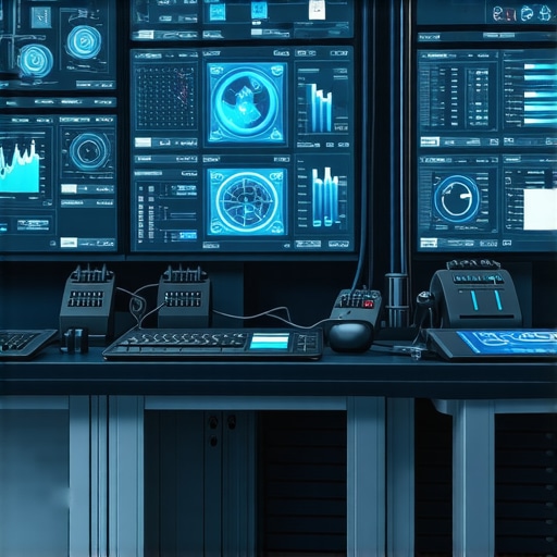 The Future of Auto Diagnostics Technician using advanced digital diagnostic equipment in a modern auto repair shop.