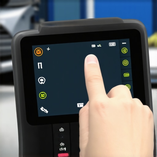 Advanced Automotive Diagnostics Equipment Diagnostic tools analyzing a 2026 vehicle's transmission system