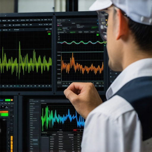 Technician reviewing detailed transmission sensor data on a digital diagnostic interface.