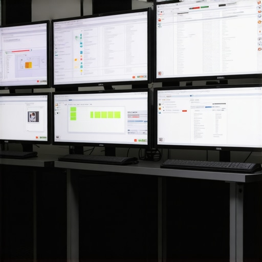 Advanced Vehicle Diagnostics Setup Technician analyzing complex sensor data on modern diagnostic screens.
