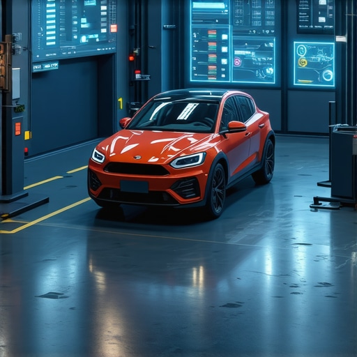 Futuristic automotive diagnostic system with AI and AR features