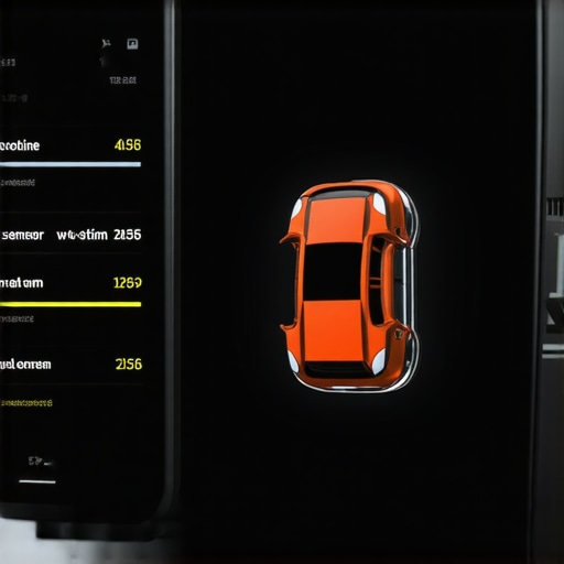 Digital interface with brake system analytics in a modern car workshop