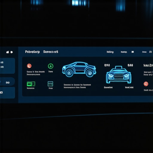 Automotive technician analyzing live vehicle sensor data on a digital console