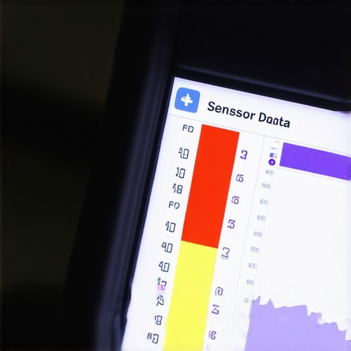 Vehicle electronic control unit showing real-time sensor diagnostic data