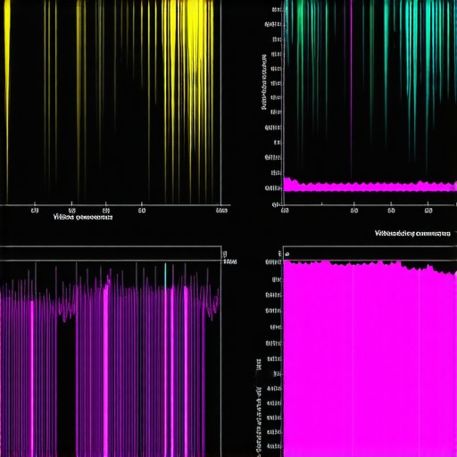 Spectral graph representing transmission vibration frequencies for fault detection