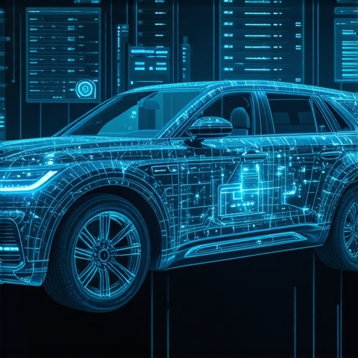 Advanced AI diagnostic tools analyzing vehicle transmission systems