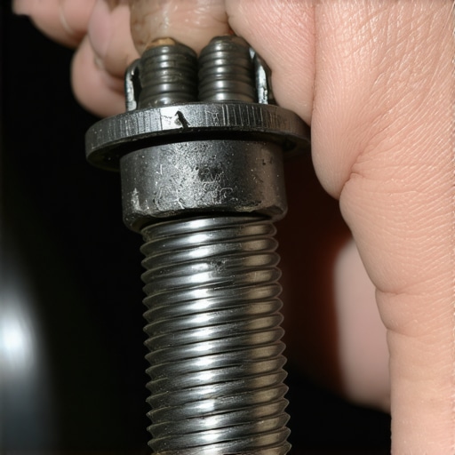 Transmission Solenoid Spring Close-Up Close-up view of transmission solenoid with worn and dislodged spring illustrating mechanical failure