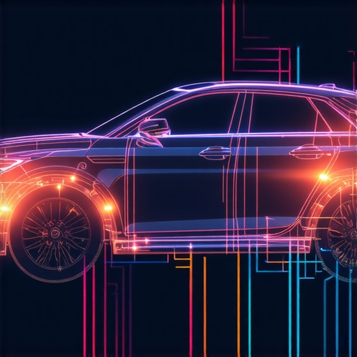 Wireless Transmission Sensors Wireless IoT sensors inside vehicle transmission system monitoring performance