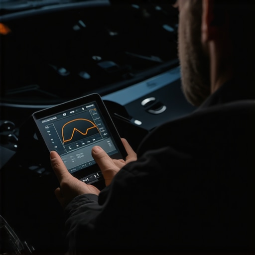Advanced Electronic Brake Diagnostics Mechanic using a scan tool to diagnose ABS and EBD electronic braking issues