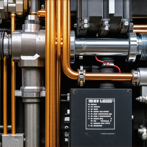 Advanced NiCopp Brake Line Installation Copper-nickel brake lines connected to a modern ABS module