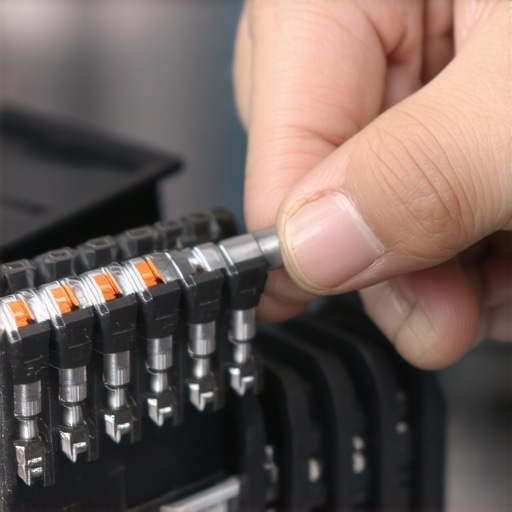 Advanced Pin Drag Testing for Transmission Safety Circuits Technician checking electrical terminal tension in a transmission wiring harness