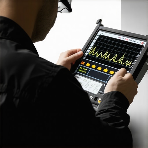 Advanced Waveform Analysis for EVAP Diagnostics Technician using an oscilloscope to test a purge valve solenoid waveform for mechanical integrity.