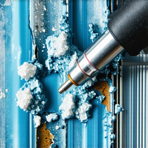 Analyzing Battery Terminal Corrosion During Diagnostics Corroded car battery terminal with acid buildup and diagnostic probe