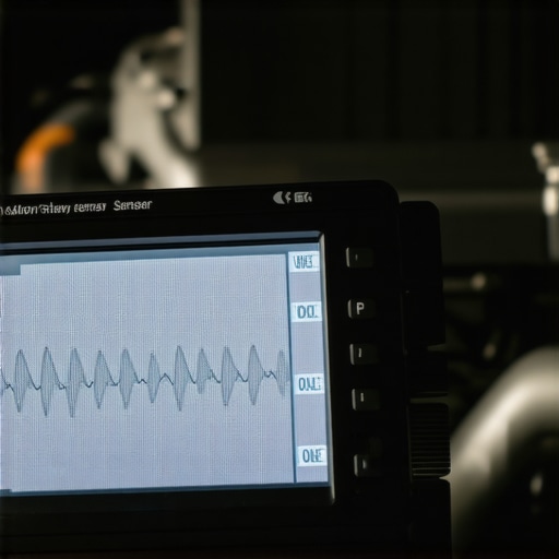 Oscilloscope screen showing digital MAF sensor frequency output.