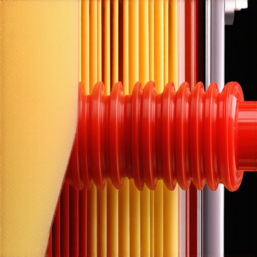 Anatomy of a High-Performance Oil Filter Cutaway view of a high-quality oil filter showing synthetic media and silicone valve.