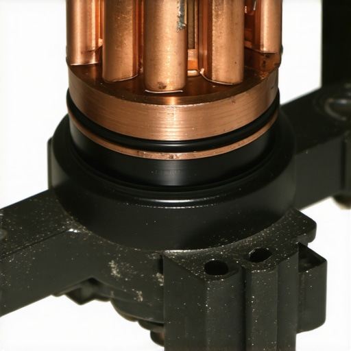 Anatomy of a Worn Purge Valve Solenoid Detailed view of the internal components of an automotive EVAP purge valve showing signs of wear.