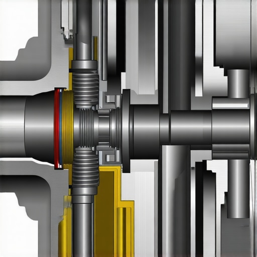 An intricate look inside an automatic transmission valve body showing hydraulic channels.