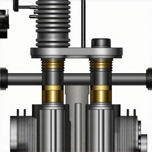 Diagram showing how internal seals in a brake master cylinder can bypass fluid without leaking externally.
