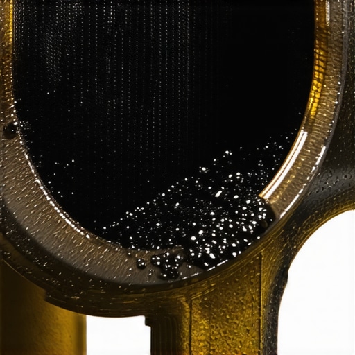 Clogged Oil Pickup Tube and Engine Sludge A detailed view of a mechanic holding a sludge-covered oil pickup screen, illustrating the cause of low oil pressure.