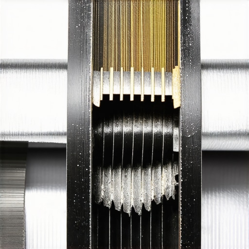 Close-up of a damaged timing belt High-detail view of a cracked timing belt showing wear and tear that leads to engine failure.