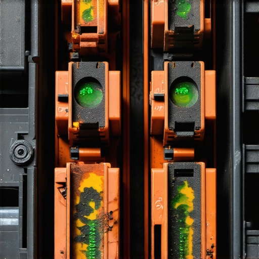 Close-up of a damaged fuel pump relay socket terminal showing high resistance and corrosion.