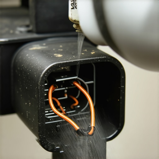 Delicate MAF sensor maintenance Cleaning a Mass Air Flow sensor with specialized spray
