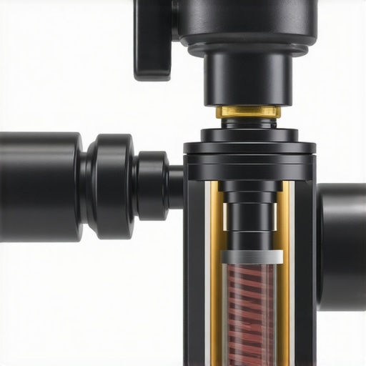 Detailed Internal View of an EVAP Purge Valve An illustrative cutaway of a car's EVAP purge valve showing the solenoid mechanism responsible for controlling fuel vapor flow.