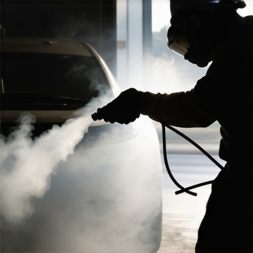 Diagnosing Turbo Boost Leaks With Smoke A mechanic uses a smoke machine to find boost leaks in a vehicle engine.