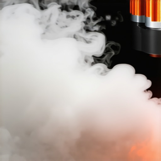 Diagnosing Vacuum Leaks with Professional Smoke Equipment A mechanic using a smoke machine to find an intake manifold leak in a modern vehicle engine.