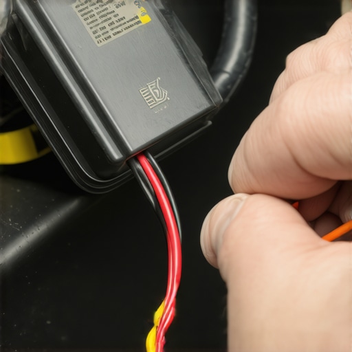 Diagnosing the Intelligent Battery Sensor Close-up of an Intelligent Battery Sensor on a car battery terminal with diagnostic tools.