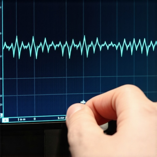 Fuel Pump Current Ramp Waveform Analysis Technician using an oscilloscope and amp clamp to diagnose a fuel pump signature