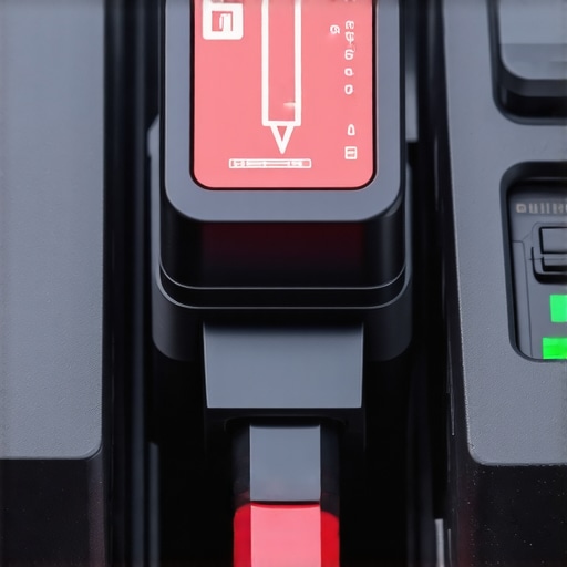 Intelligent Battery Sensor Diagnostic View A modern IBS sensor on a car battery terminal showing the interface between hardware and vehicle logic.