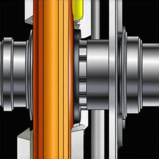 Internal Components of a Vehicle Vacuum Booster Cutaway illustration of a car brake booster showing the diaphragm and internal vacuum seals.