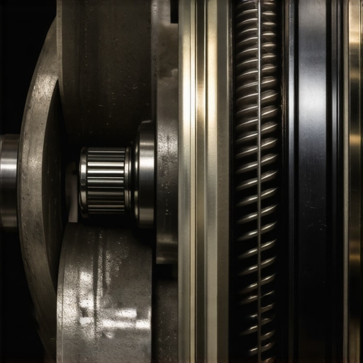 A detailed view of the internal springs and friction surfaces of a dual-mass flywheel used in manual transmissions.