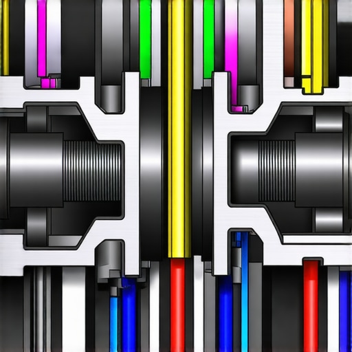 Internal View of a VVT Solenoid Cross-section diagram of a variable valve timing solenoid used in automotive engine diagnostics.
