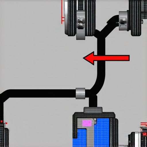 Diagram of a master cylinder showing how a blocked compensating port causes brake drag.